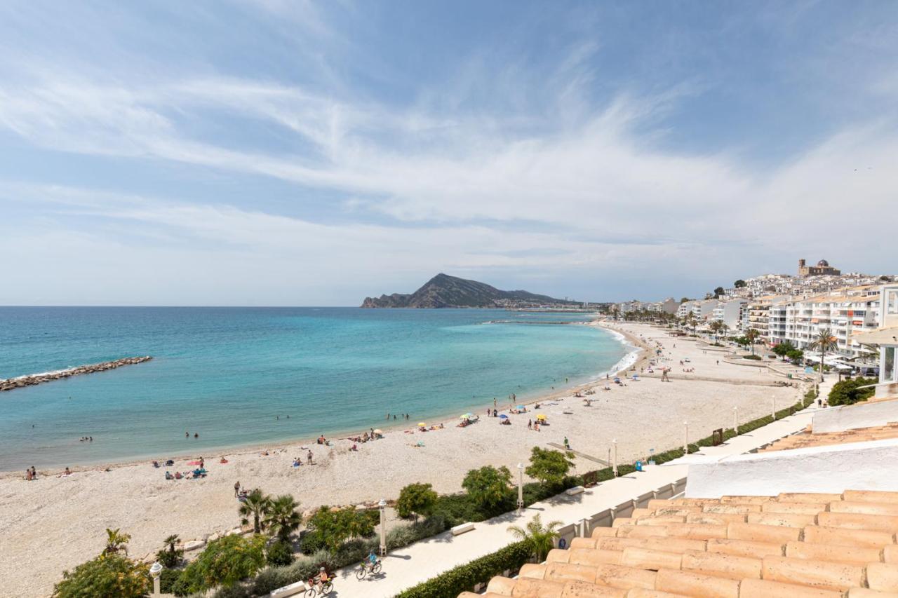 Escapada Romantica En Atico Frente Al Mar Con Piscina Apartment Altea Luaran gambar