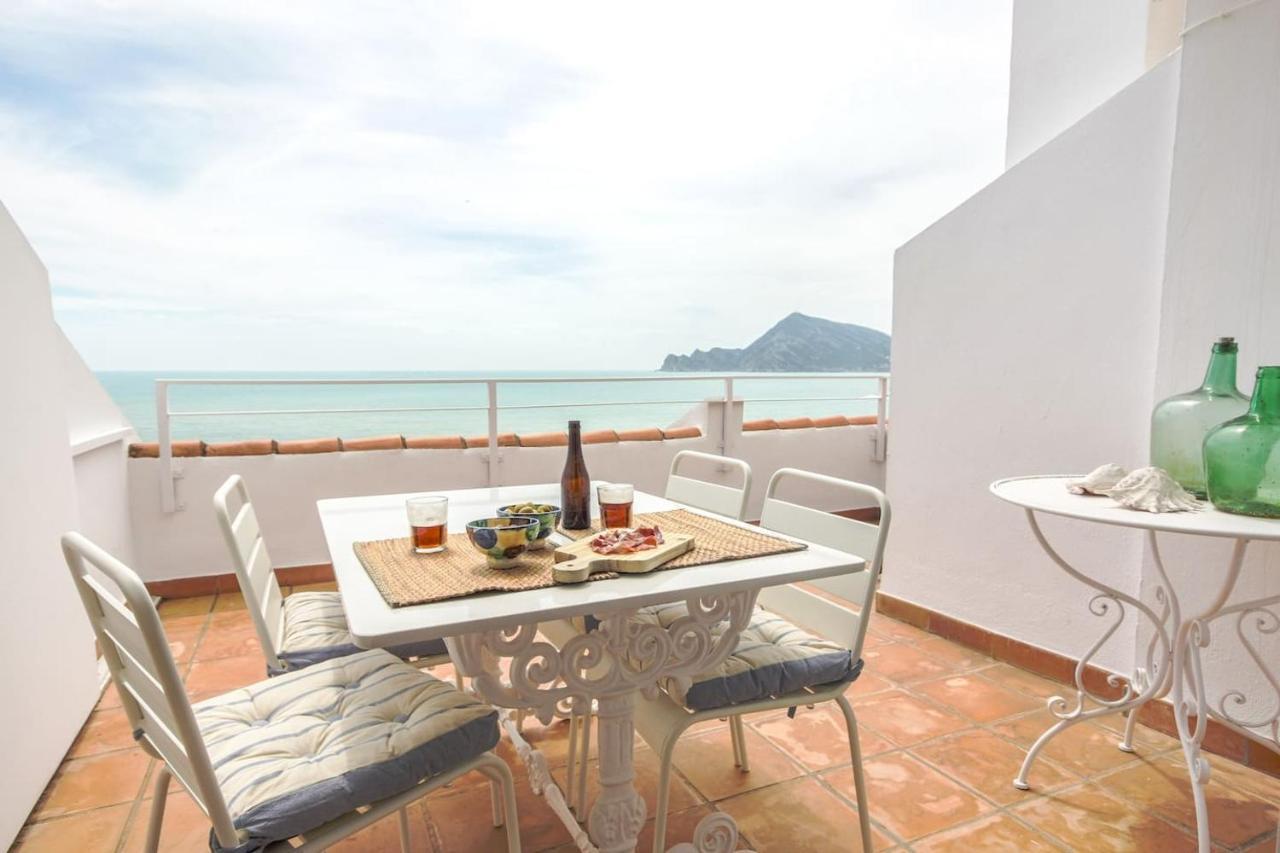 Escapada Romantica En Atico Frente Al Mar Con Piscina Apartment Altea Luaran gambar